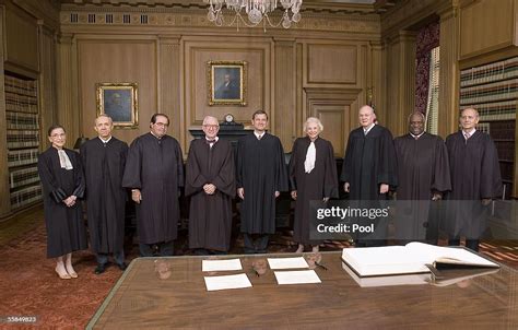 Supreme Court Justices Ruth Bader Ginsburg , David H. Souter, Antonin... News Photo - Getty Images