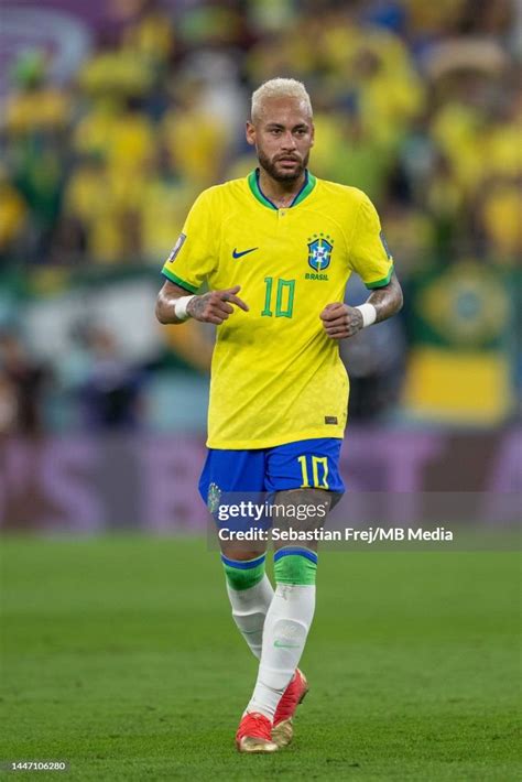 Neymar Jr of Brazil during the FIFA World Cup Qatar 2022 Round of 16 ...