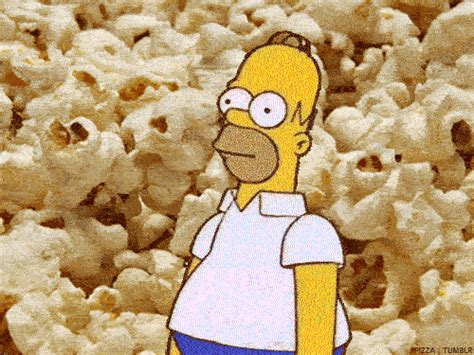 Popcorn Homer #ReactionGifs