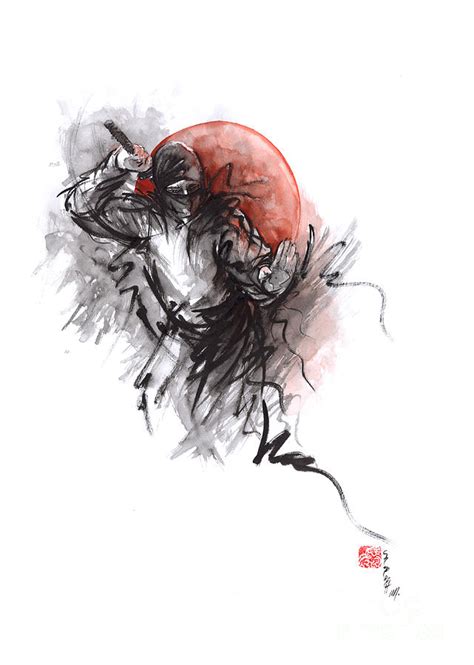 Ninja - Martial Arts Styles Painting Painting by Mariusz Szmerdt