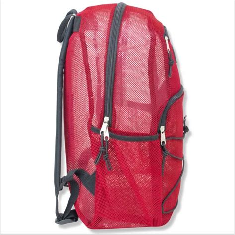 24 Units of Trailmaker 18 Inch Deluxe Mesh BackpackS- 5 Colors ...