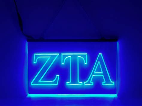 Zeta Tau Alpha LED Sign Greek Letter Sorority Light | Greek sorority letters, Led signs, Zeta ...