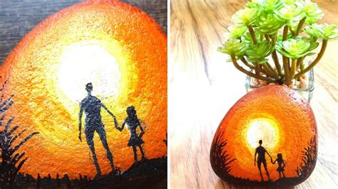 DIY ROCK ART | Father's Day Craft Ideas - YouTube