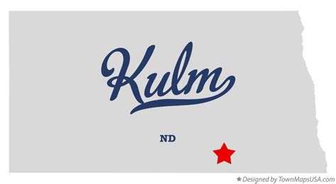 Map of Kulm, ND, North Dakota