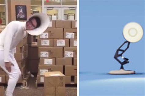 This Kid Dressed Up As The Pixar Lamp And It Is Hilariously Accurate