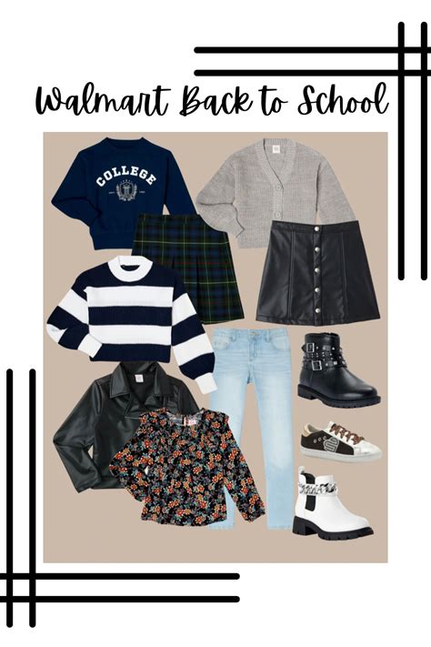 Back to School Outfits for a Middle School Girl - Wishes & Reality