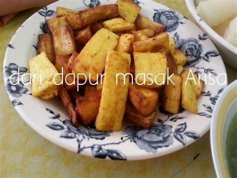 DARI DAPUR MASAK ARISA...: UBI REBUS & UBI GORENG BERSAMA SAMBAL CILI