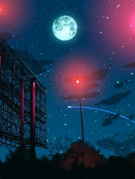 Anime Night Sky Wallpapers - WallpapersHigh