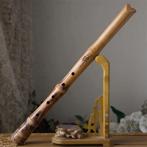 Wooden Tang shakuhachi Japanese flute outer incision South xiao Musical Instruments Woodwind ...