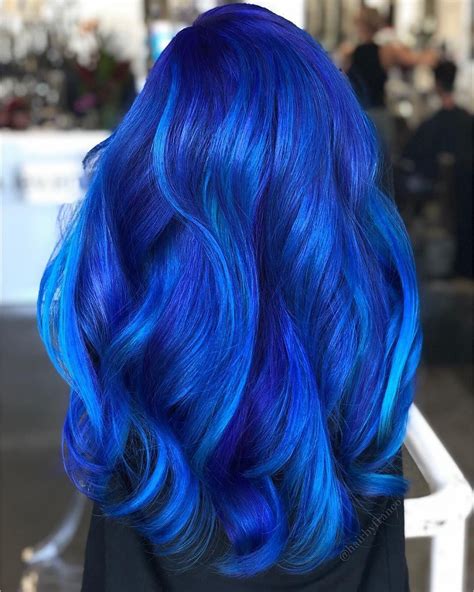 PRAVANA on Instagram: “what a HUE is that BLUE! 💙💙💙@hairbyfranco used #PRAVANAVIVIDS Blue, Blue ...