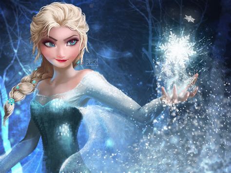 Elsa the Snow Queen - Frozen Fan Art (36673402) - Fanpop