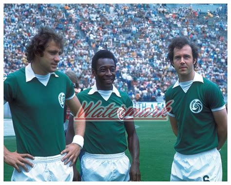 NASL New York Cosmos 1977 Chinaglia Pele Beckenbauer Color 8 X 10 Photo ...