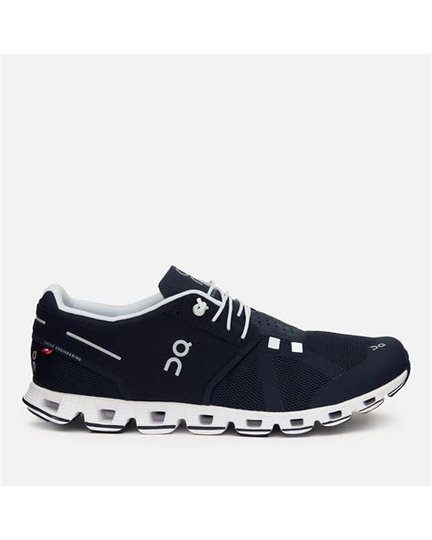 On Synthetic Cloud Running Trainers in Navy/White (Blue) for Men - Lyst