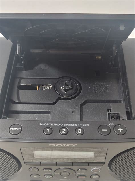 Sony ZS-RS60BT CD / AM / FM / AUX / USB Boombox with Bluetooth Tested Works! | eBay