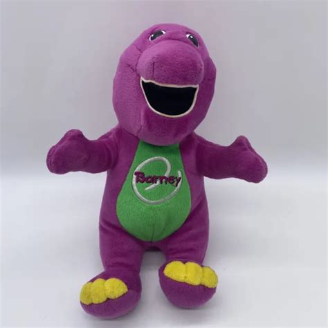 TALKING BARNEY PLUSH Playskool 2000 The Purple Dinosaur Plush 10" - Works! $26.99 - PicClick