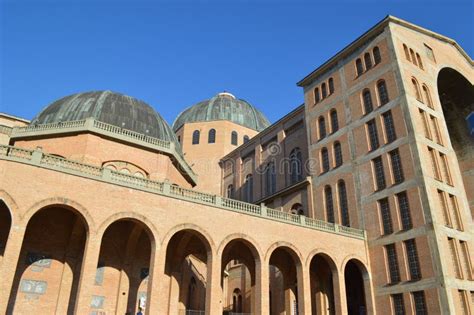 Basilica of the National Shrine of Our Lady of Aparecida Stock Image - Image of lady ...