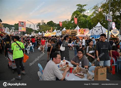 Kuching Malaysia August 2024 Kuching Festival Food Street Fair — Stock Editorial Photo ...