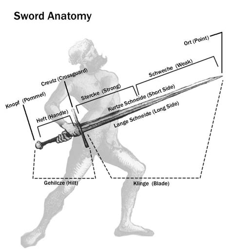 Sword Anatomy | Sword, Historical european martial arts, Martial arts