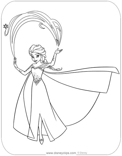 Elsa coloring sheets - xmstorm