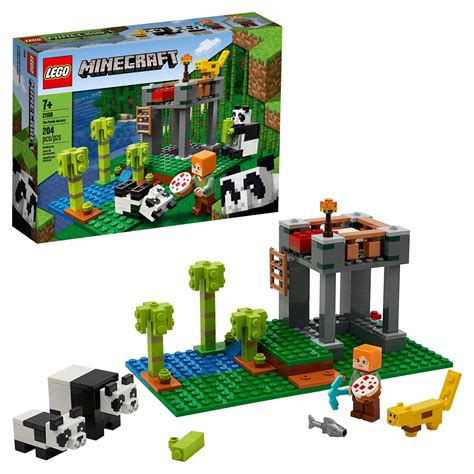 LEGO Minecraft The Panda Nursery 21158 Construction Toy for Kids, Great Creative Gift for Fans ...