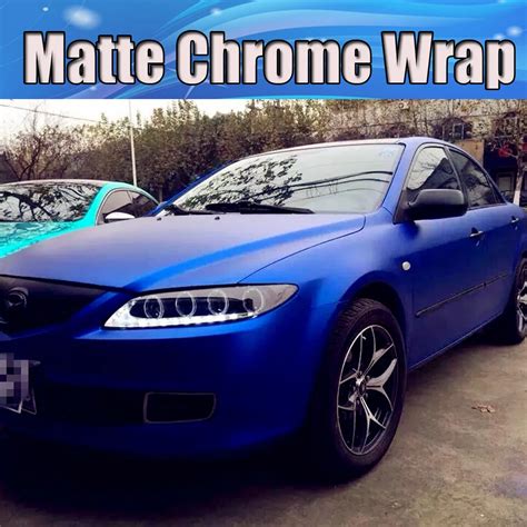 Aliexpress.com : Buy PROTWRAPS Dark Blue Metallic Matt Vinyl wrap Car ...