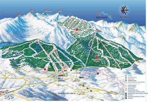 Borovets Piste Map | Plan of ski slopes and lifts | OnTheSnow