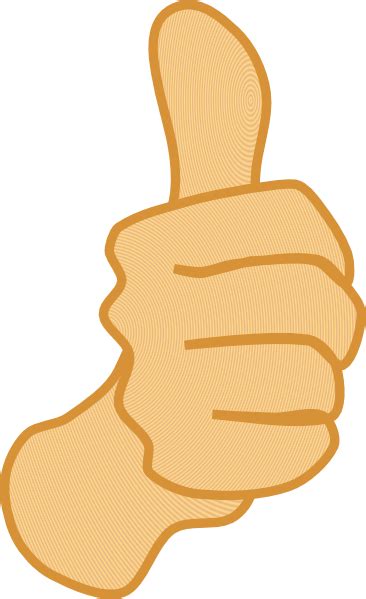 Thumbs Up clip art (106261) Free SVG Download / 4 Vector