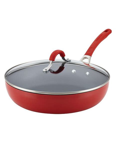 Circulon Innovatum Aluminum Nonstick 12" Deep Skillet with Lid ...