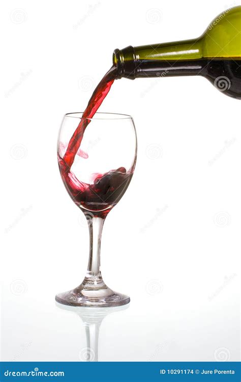 Pouring wine stock photo. Image of reflection, fragile - 10291174