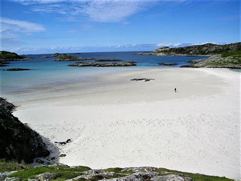 Seaview Bed and Breakfast, Isle of Mull. The large expanse of white ...