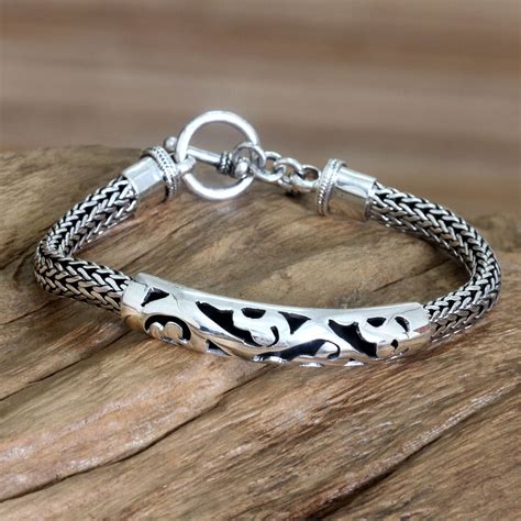 UNICEF Market | Balinese Sterling Silver Bracelet - Indonesian Charm