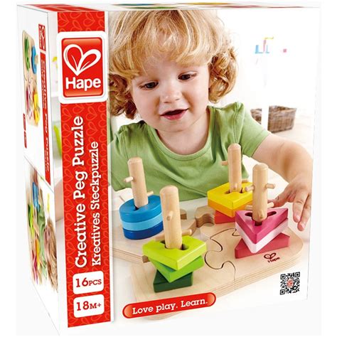 Hape Creative Peg Puzzle | Early Learning