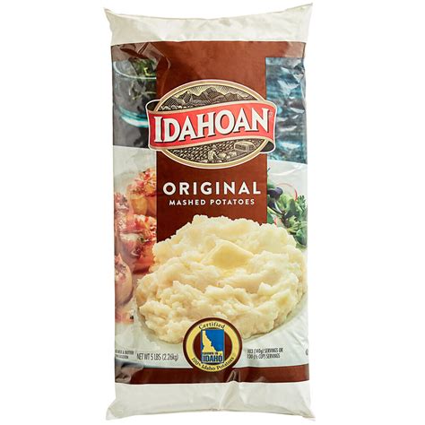 Idahoan Flakes Unseasoned Potatoes 5 lb. Bag - 6/Case