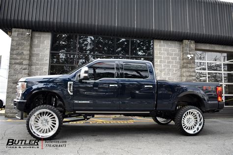 Ford F350 with 26in American Force Sabre Wheels exclusively from Butler ...