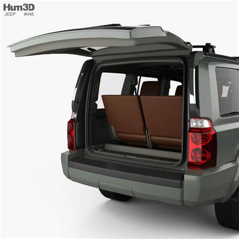 Jeep Commander Limited with HQ interior 2010 3D model - Vehicles on Hum3D