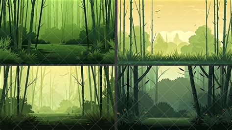 BACKGROUND - Vector Forest 1 in 2D Assets - UE Marketplace