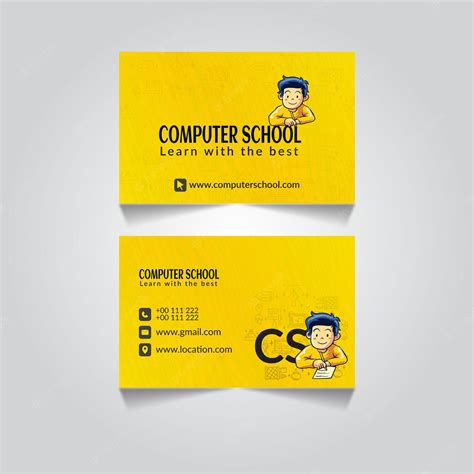 Premium Vector | Modern minimalist business card design