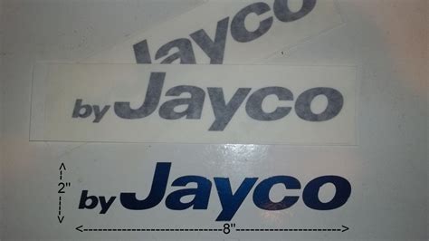 JAYCO LOGO RV CAMPER TOYHAULER POPUP TRAVEL TRAILER DECALS EMBLEM BLUE GREYHAWK | eBay