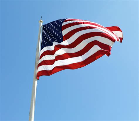 Windy American Flag Photograph by Saydi Wilson | Fine Art America