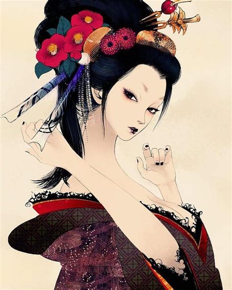 Mis Laminas para Decoupage | Arte geisha, Geisha dibujo, Ilustración de ...