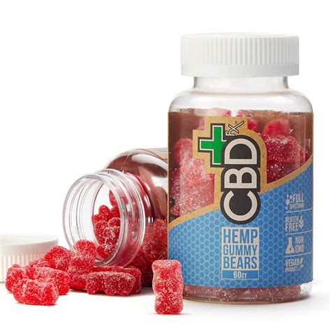 Buy 300mg CBD Hemp Organic Gummy Bears | CBDfx