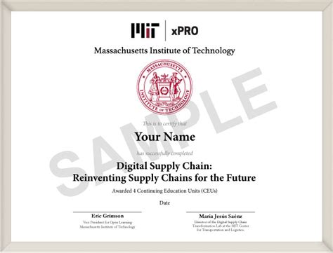 MIT xPRO’s Digital Supply Chain: Reinventing Supply Chains for the ...