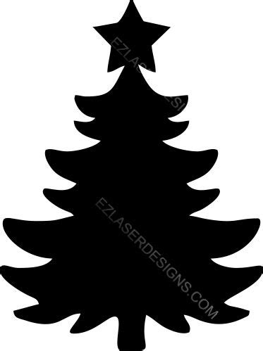 Christmas Tree Silhouette: EZ Laser Designs