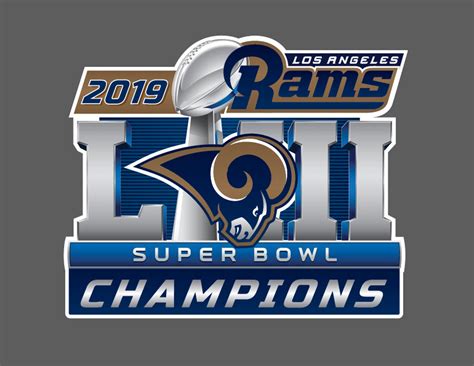 Los Angeles Rams 2019 Super Bowl LIII 53 Champions Wall Decal | Etsy