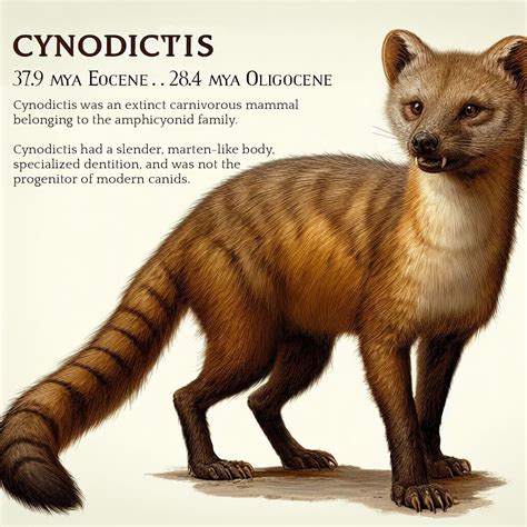 Cynodictis: A "Slender Dog Marten" from 28 Million Years Ago - Malevus