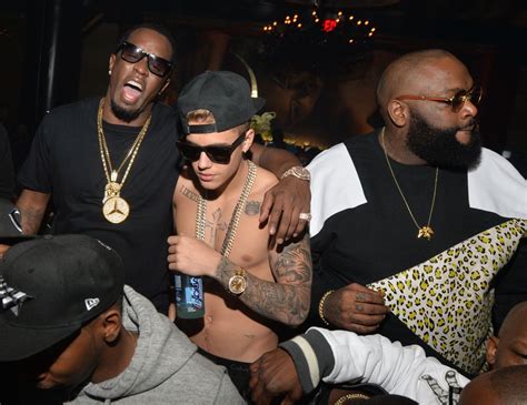 Justin Bieber Parties in Atlanta with Diddy, Rick Ross