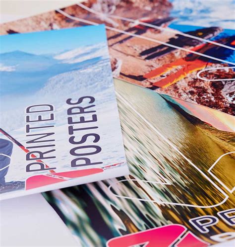 Printed posters - A sizes & custom sizes enter dimensions for a quick price