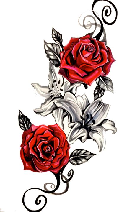 Download Rose Tattoo Png Clipart HQ PNG Image | FreePNGImg