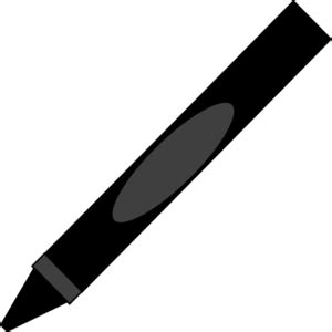 Black Crayon Clip Art at Clker.com - vector clip art online, royalty free & public domain