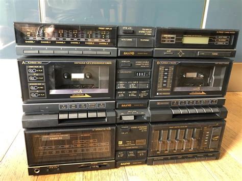 Amplifier + double cassette player - vintage, in excellent condition - Catawiki